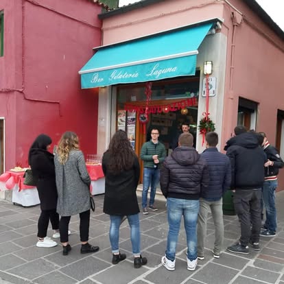 Esterno del Bar Gelateria Laguna a San Pietro in Volta